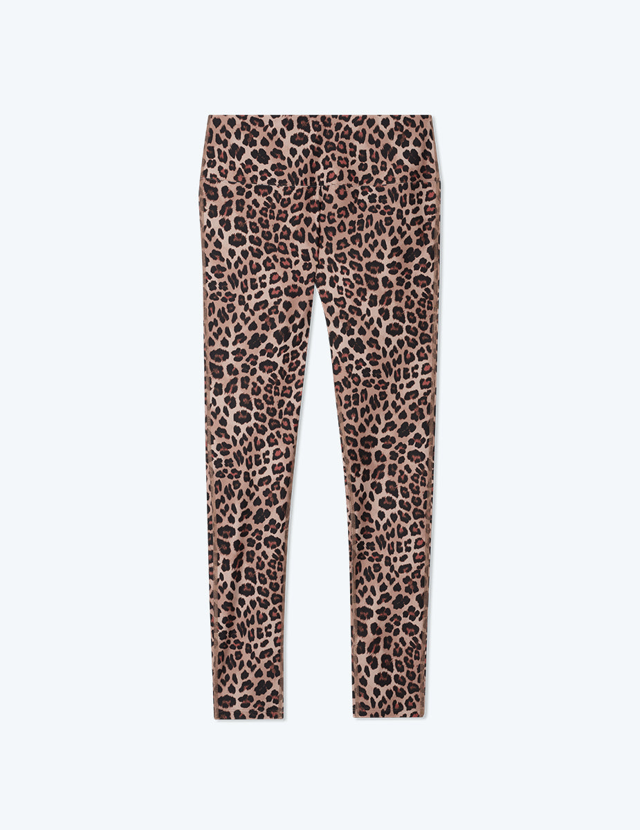 The Do-It-All High Rise 7/ 8 Leggings - Terracotta Leopard