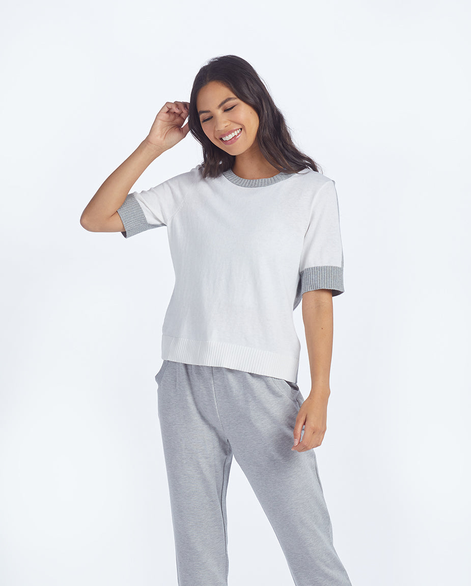 The Colorblock Crew Sweater - Main