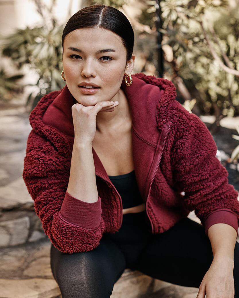 The High Pile Eco Fleece Cropped Hoodie - Main