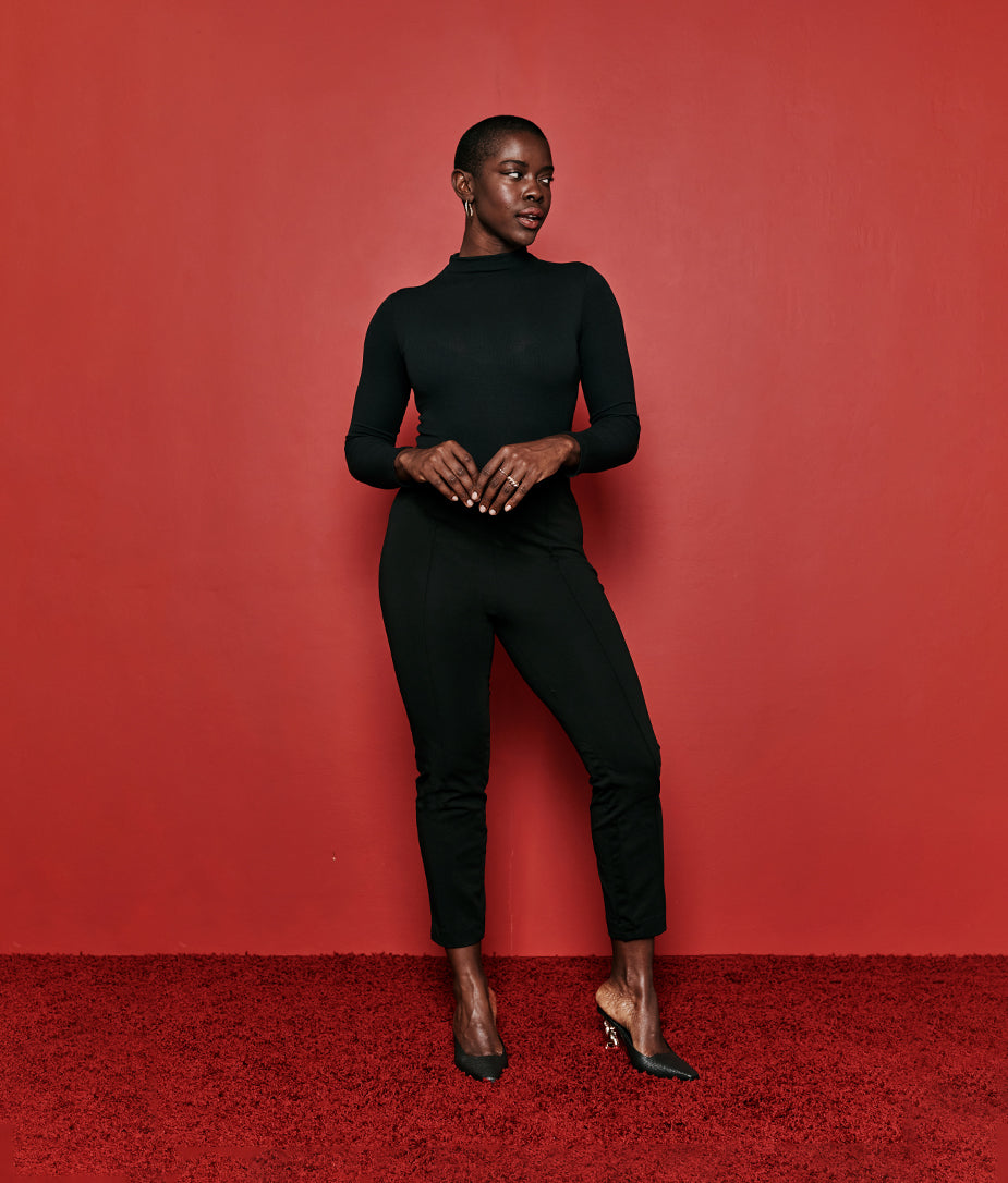 The Everyday Seamed Legging Pant - Sea Urchin