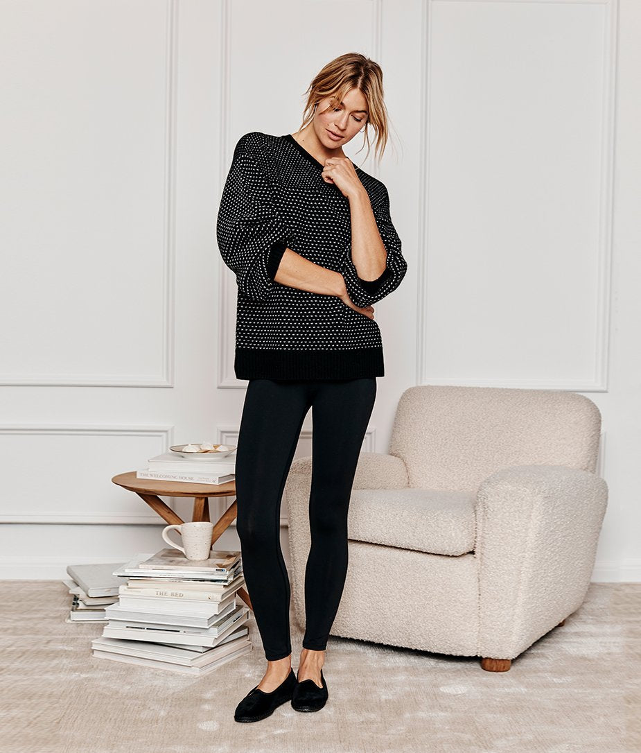 The Brushed High Rise Full Length Leggings - Main