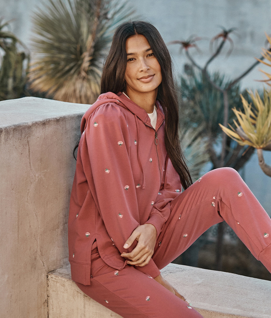 The Softest French Terry Puff-Sleeve Hoodie - Main
