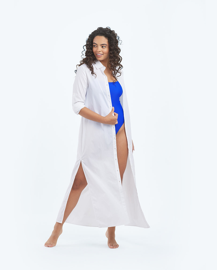 The Perfect Boyfriend Shirtdress  Cover-Up