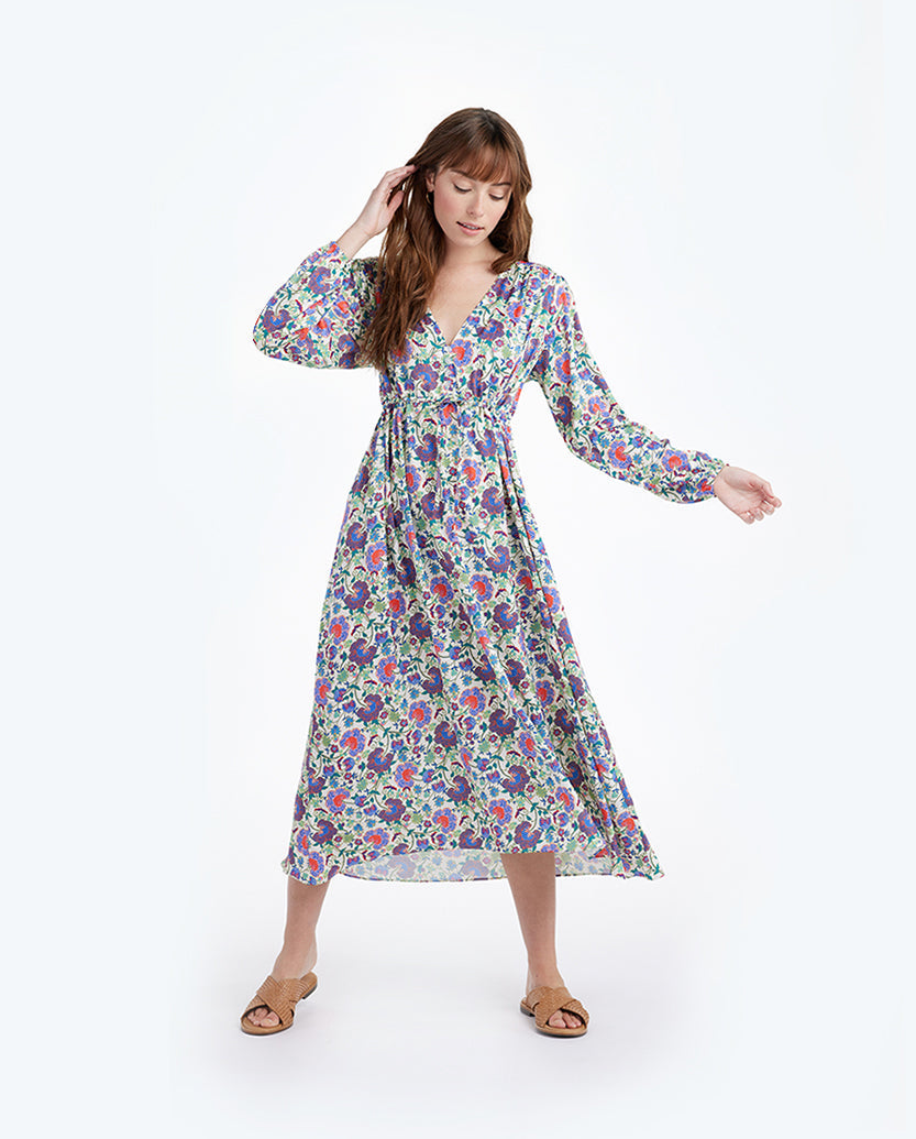 The Cinched Waist Caftan Dress - Main