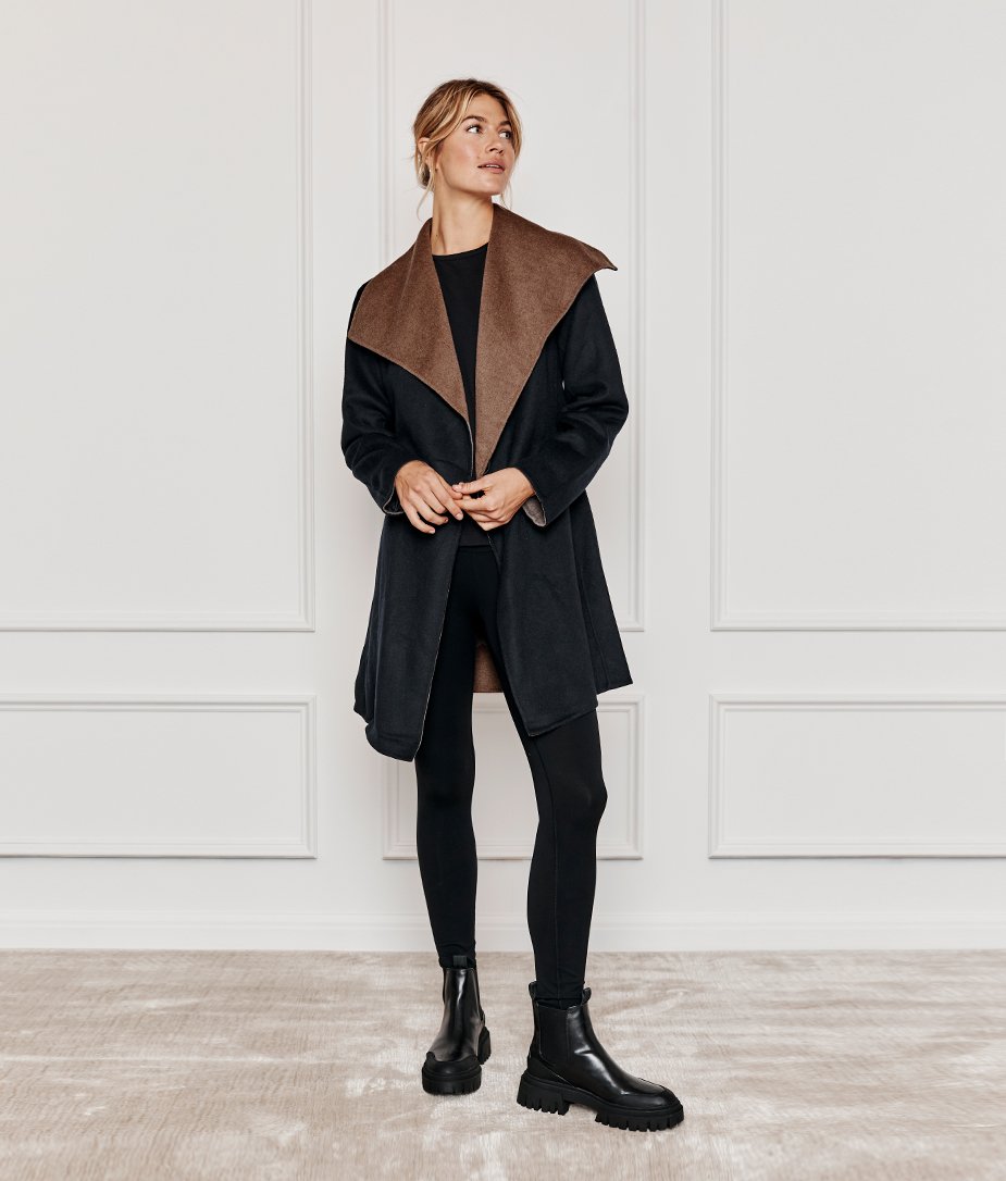 The Warmest Eco Wool Wrap Coat - Main