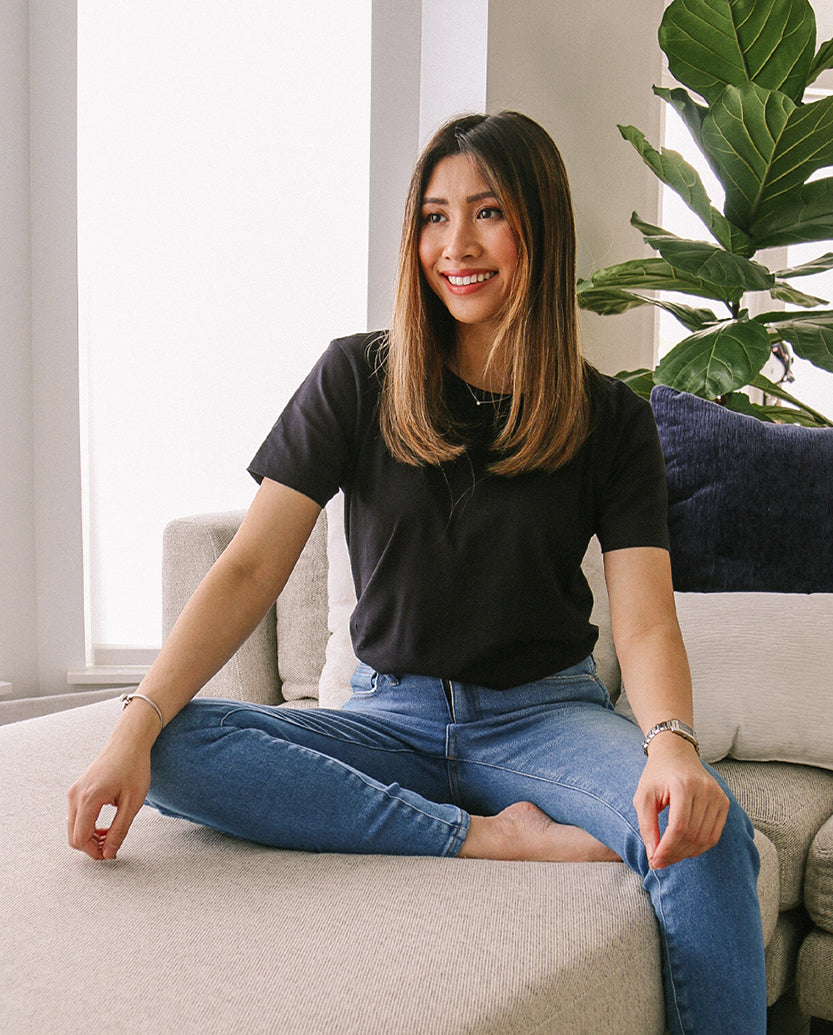 The Luxe Pima Easy Tee - Main