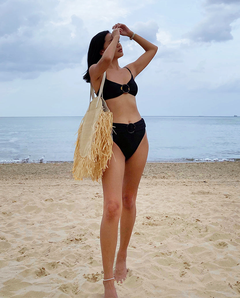 The Ribbed Wanderlust Bikini Top - Main