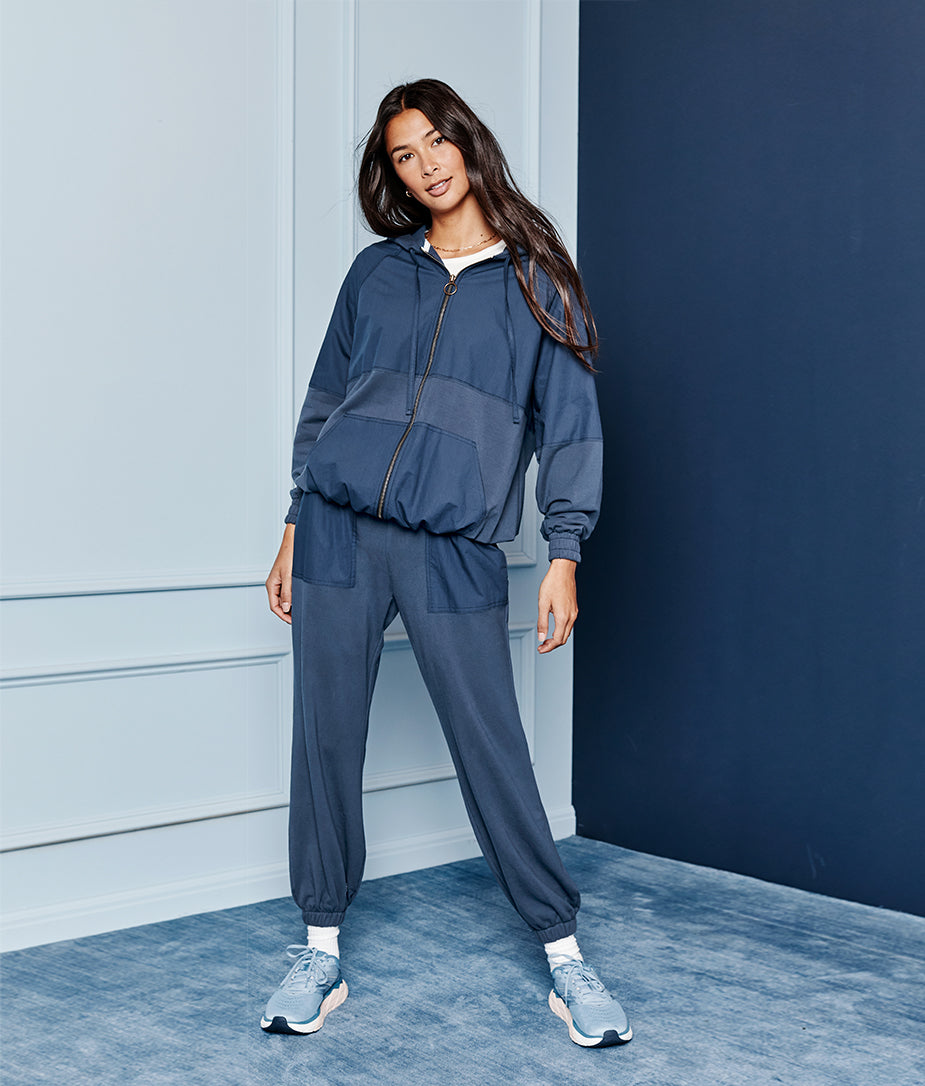 The Softest French Terry Mixed-Media Jogger - Main