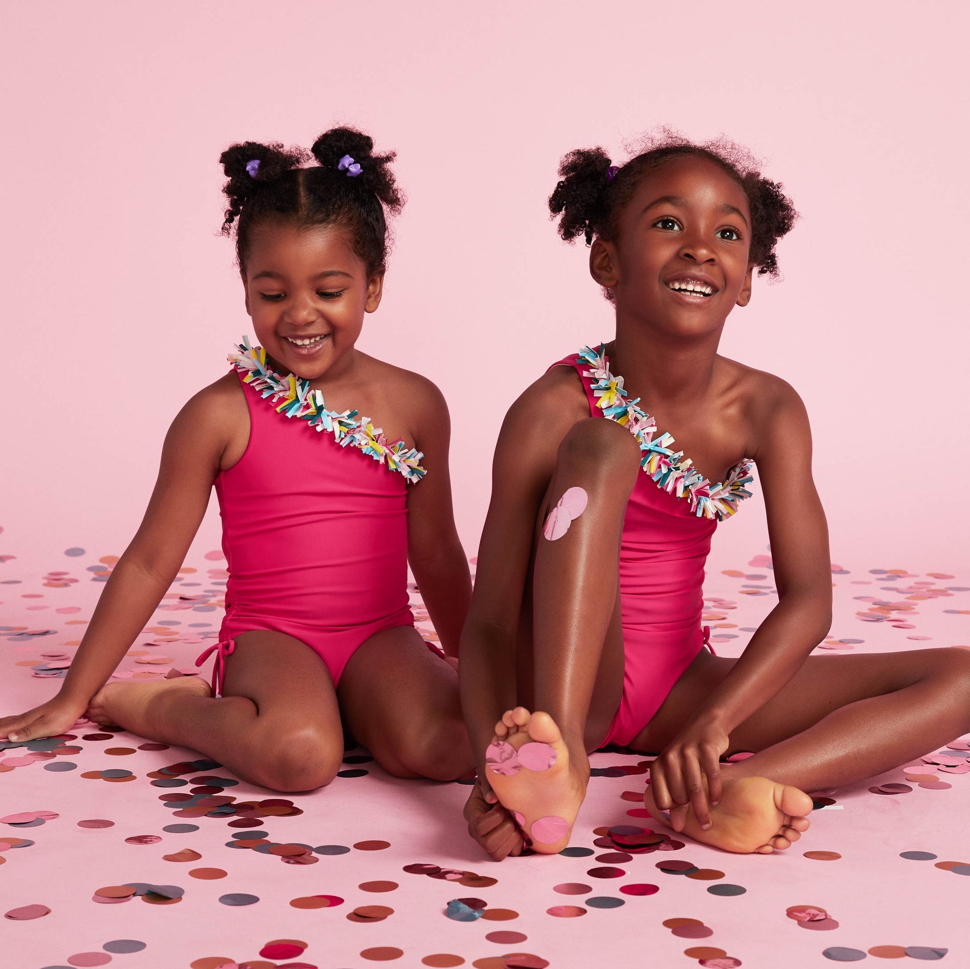 The Girls Multi Confetti Sidestroke - Main