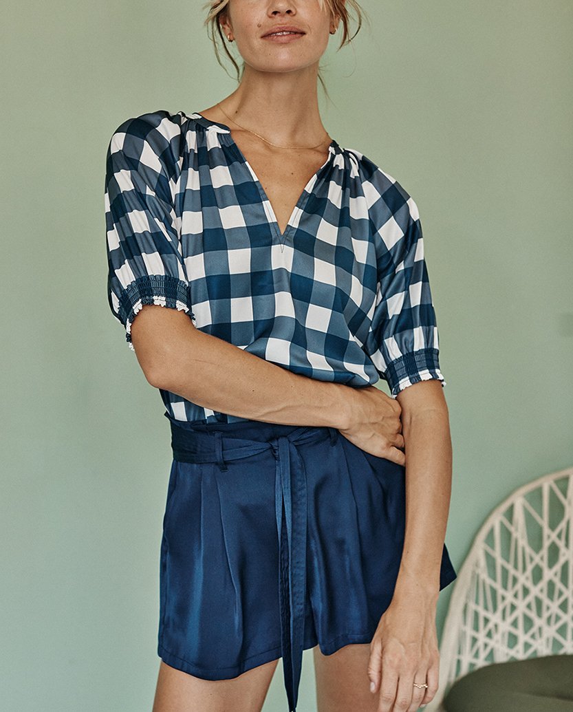 The Silky Raglan-Sleeve Top - Main
