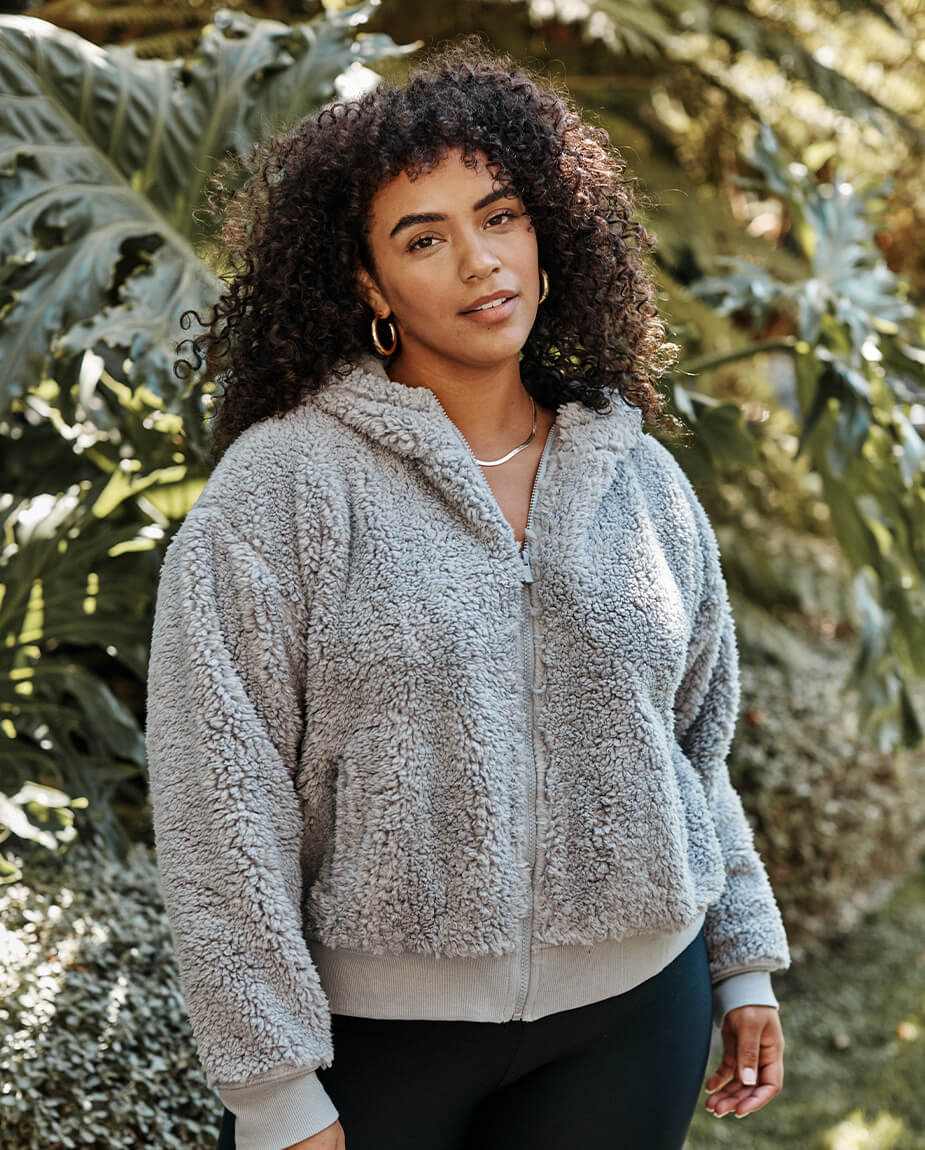 The High Pile Eco Fleece Cropped Hoodie - Main