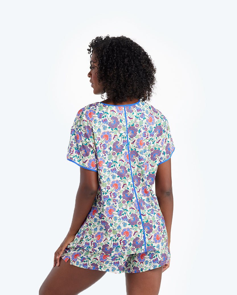 The Cloud 9 Silky PJ Shorts Set - Main