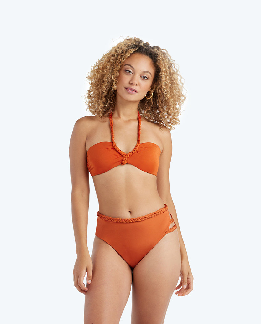 The Braided Bandeau Bikini Top - Main