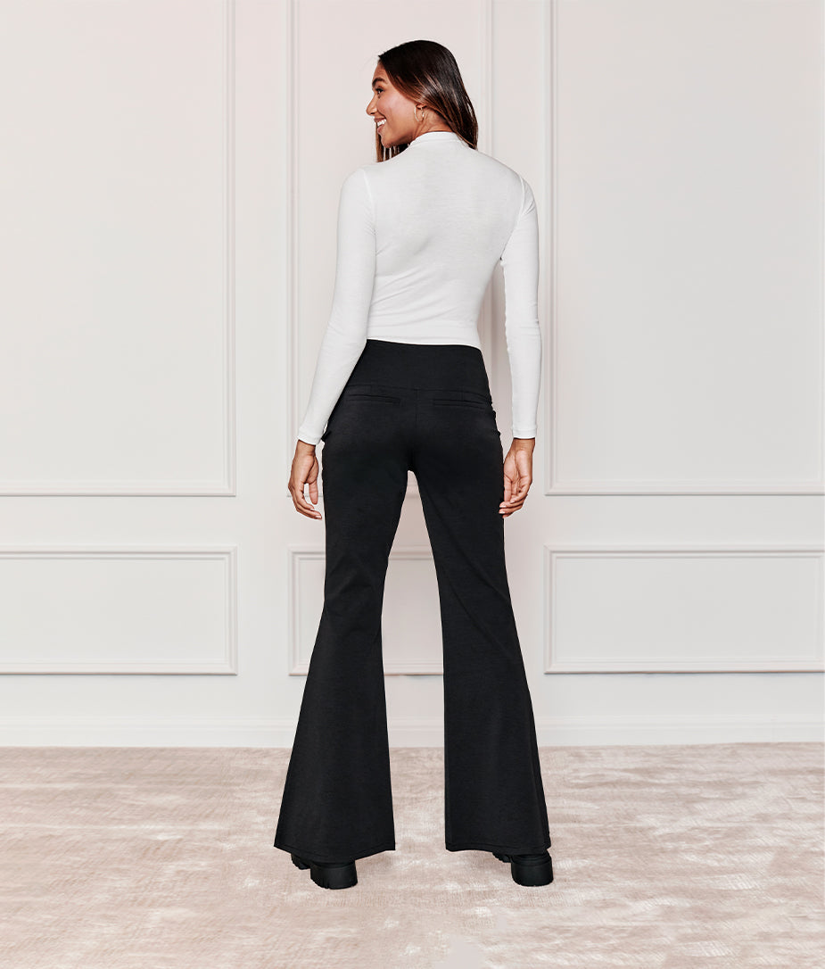 The Everyday High-Waist Flare Pant - Sea Urchin