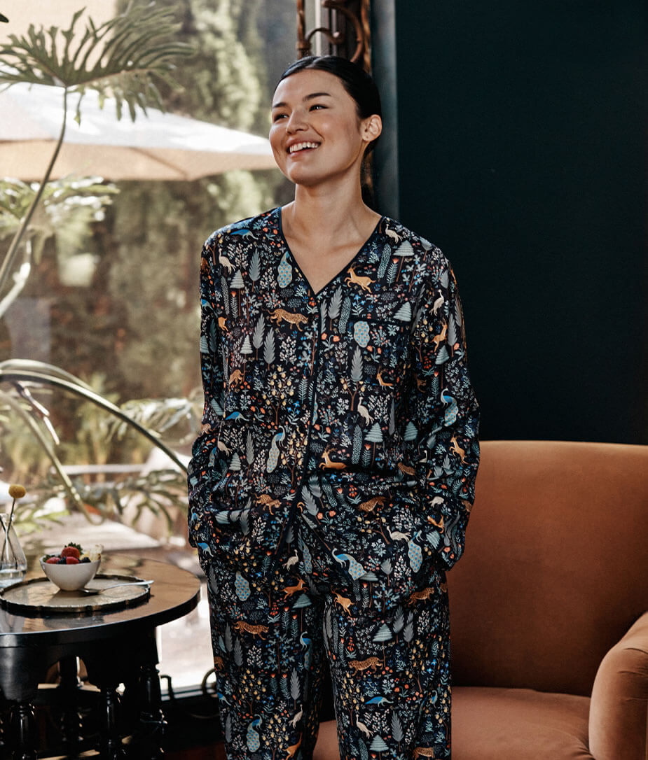 The Cloud 9 Silky PJ Set - Main