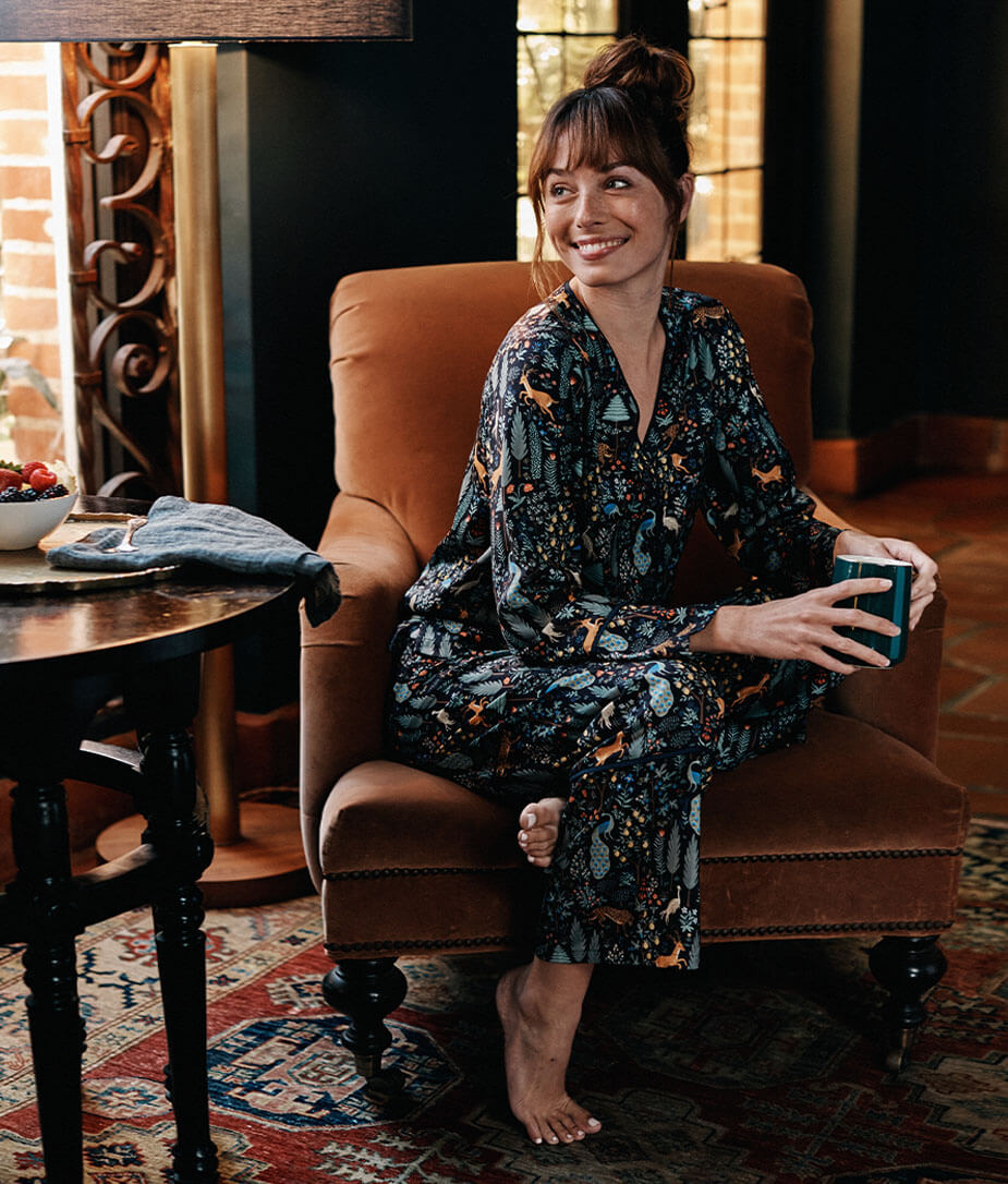 The Cloud 9 Silky PJ Set - Menagerie