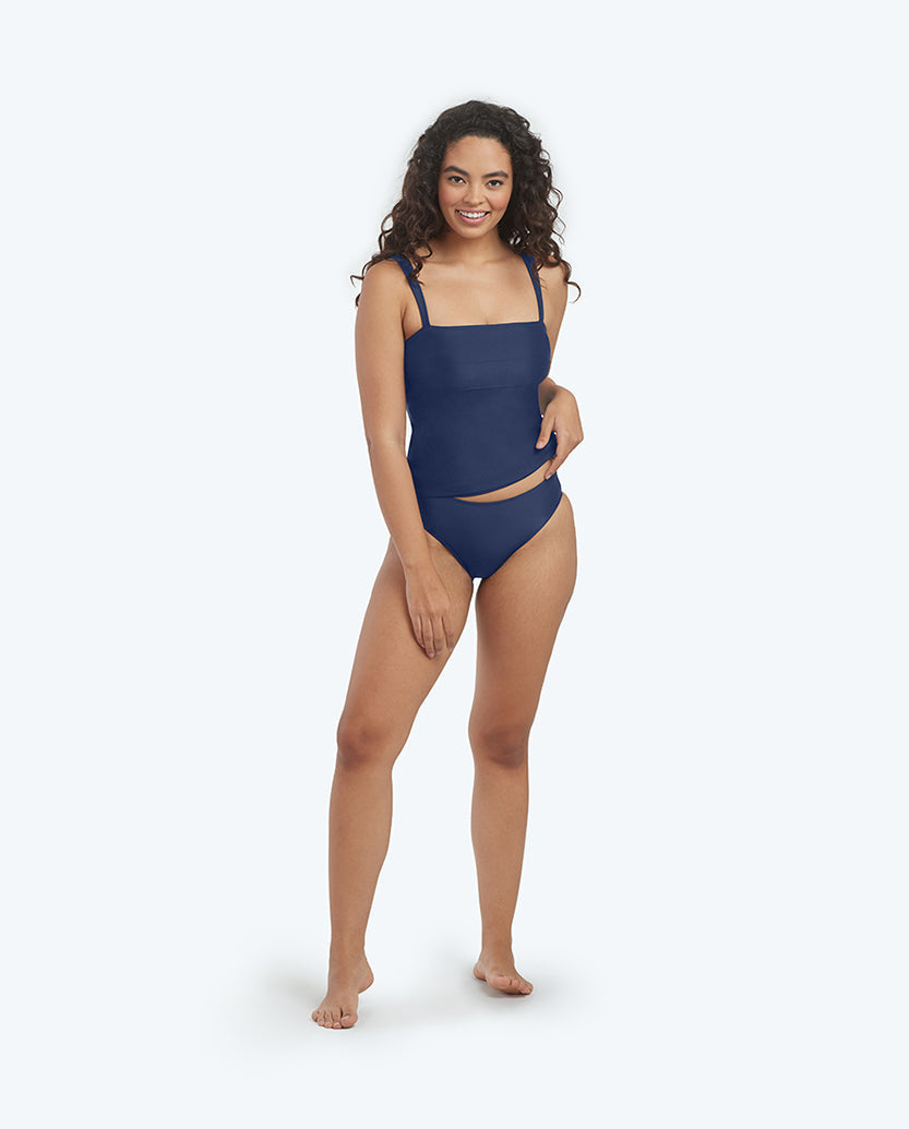 The Oasis Tankini Top - Deep Sea