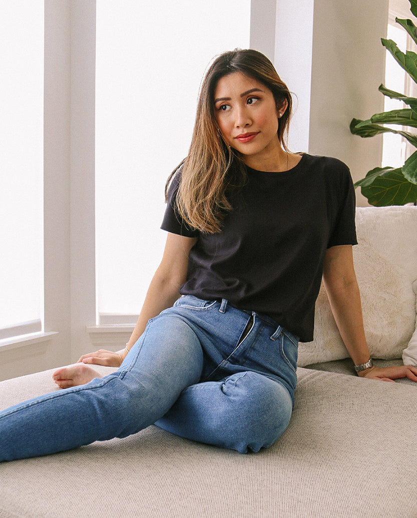 The Luxe Pima Easy Tee - Main