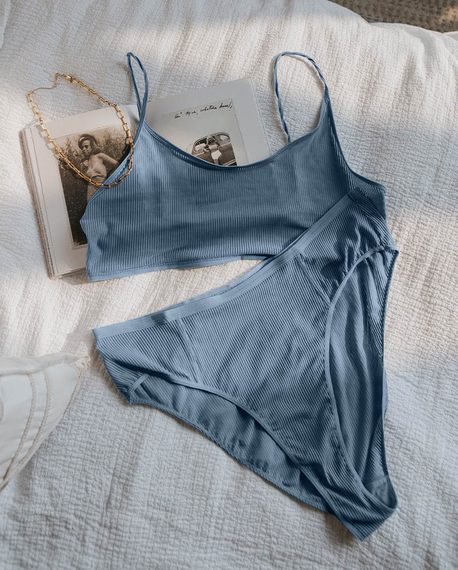 The Feel Free Adjustable Bralette - Harbour