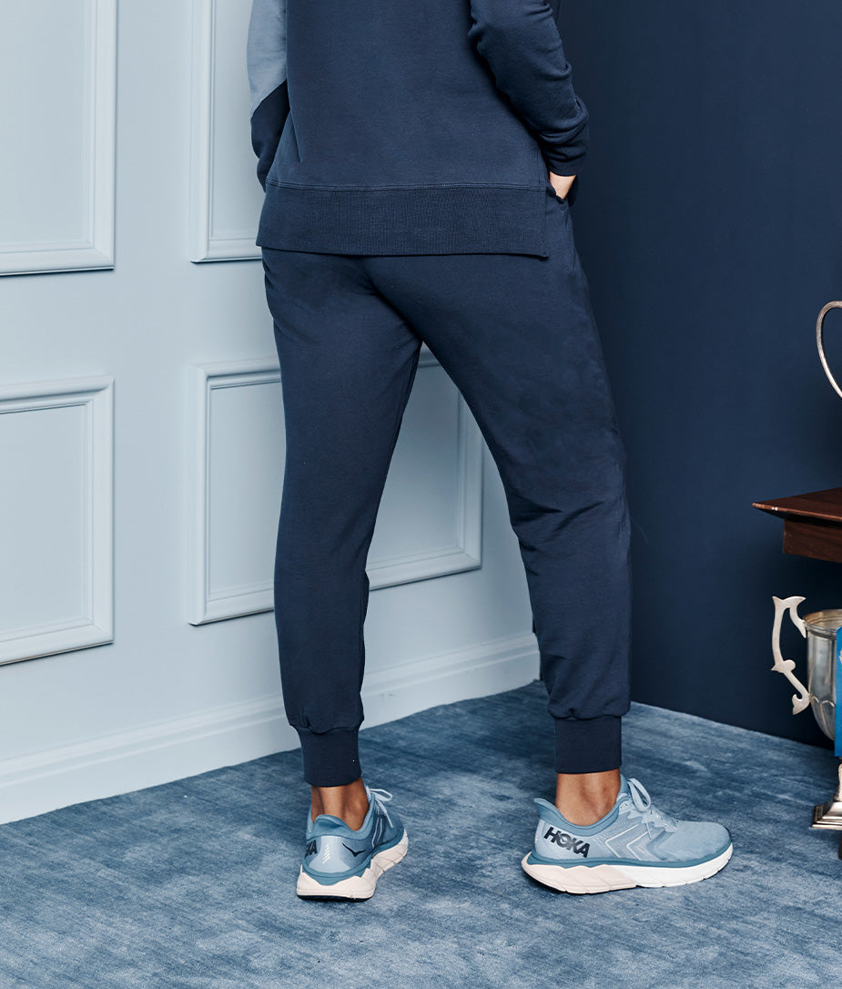 The Softest French Terry Jogger - Midnight