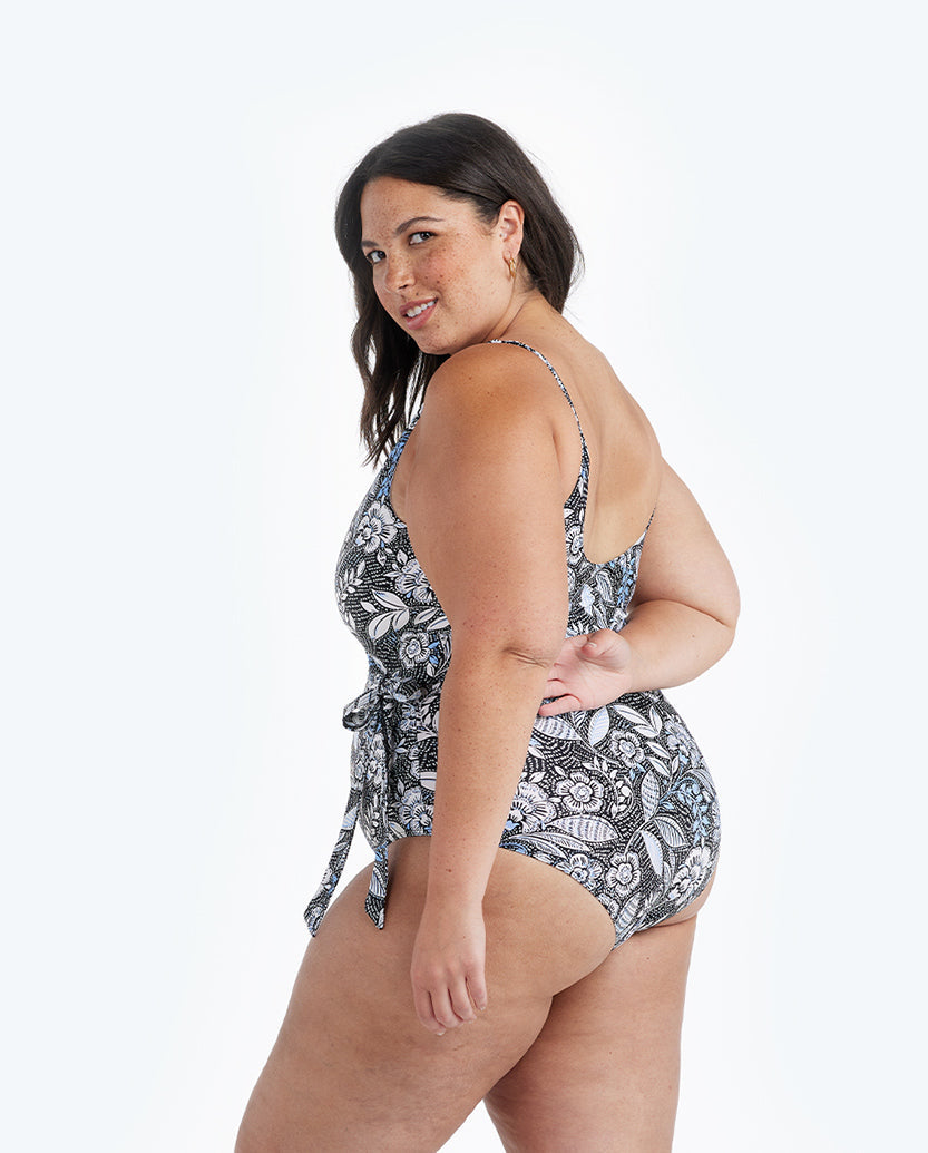 The Perfect Wrap One-Piece - Island Floral