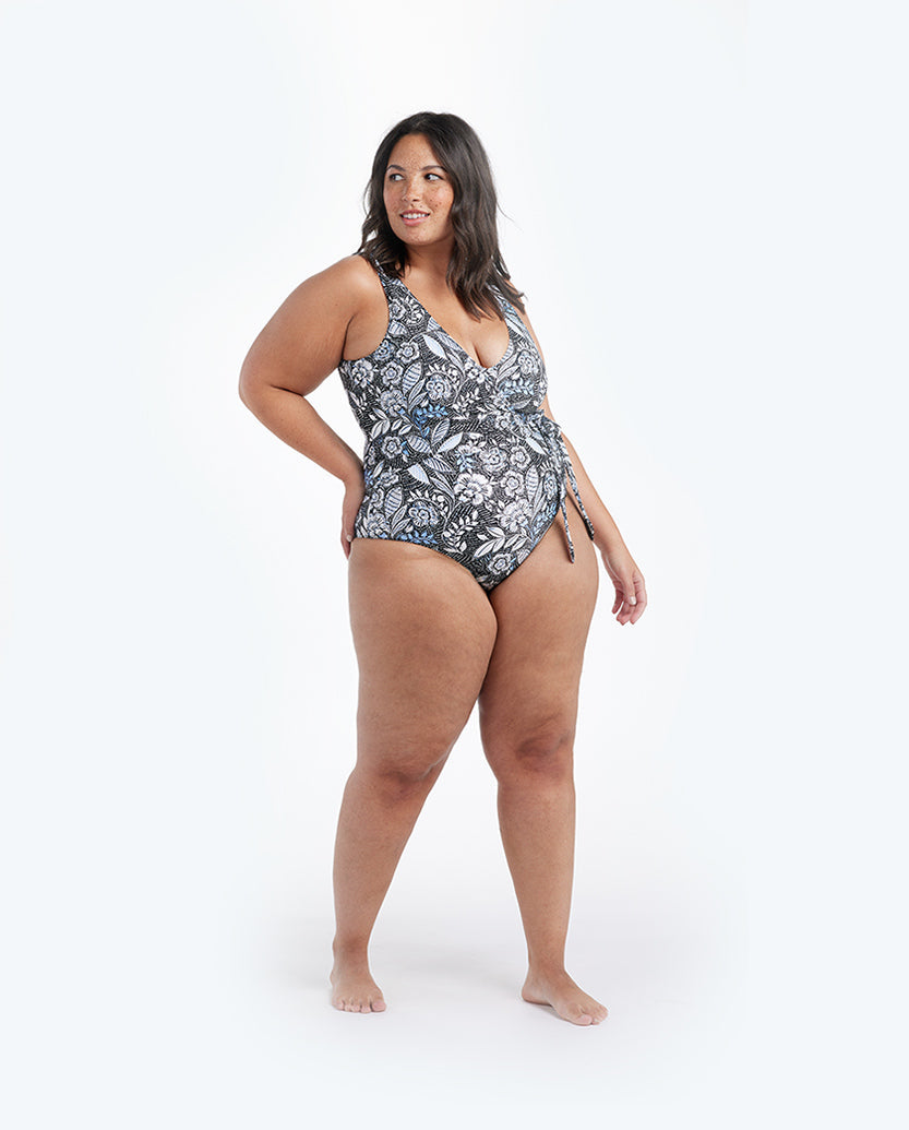 The Perfect Wrap One-Piece - Island Floral