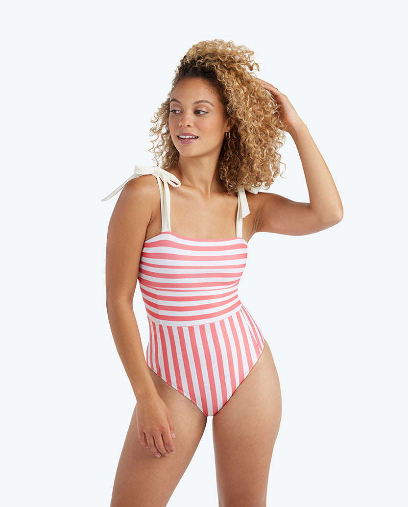 The Tie Oasis - Nautical Stripe in Nantucket Red