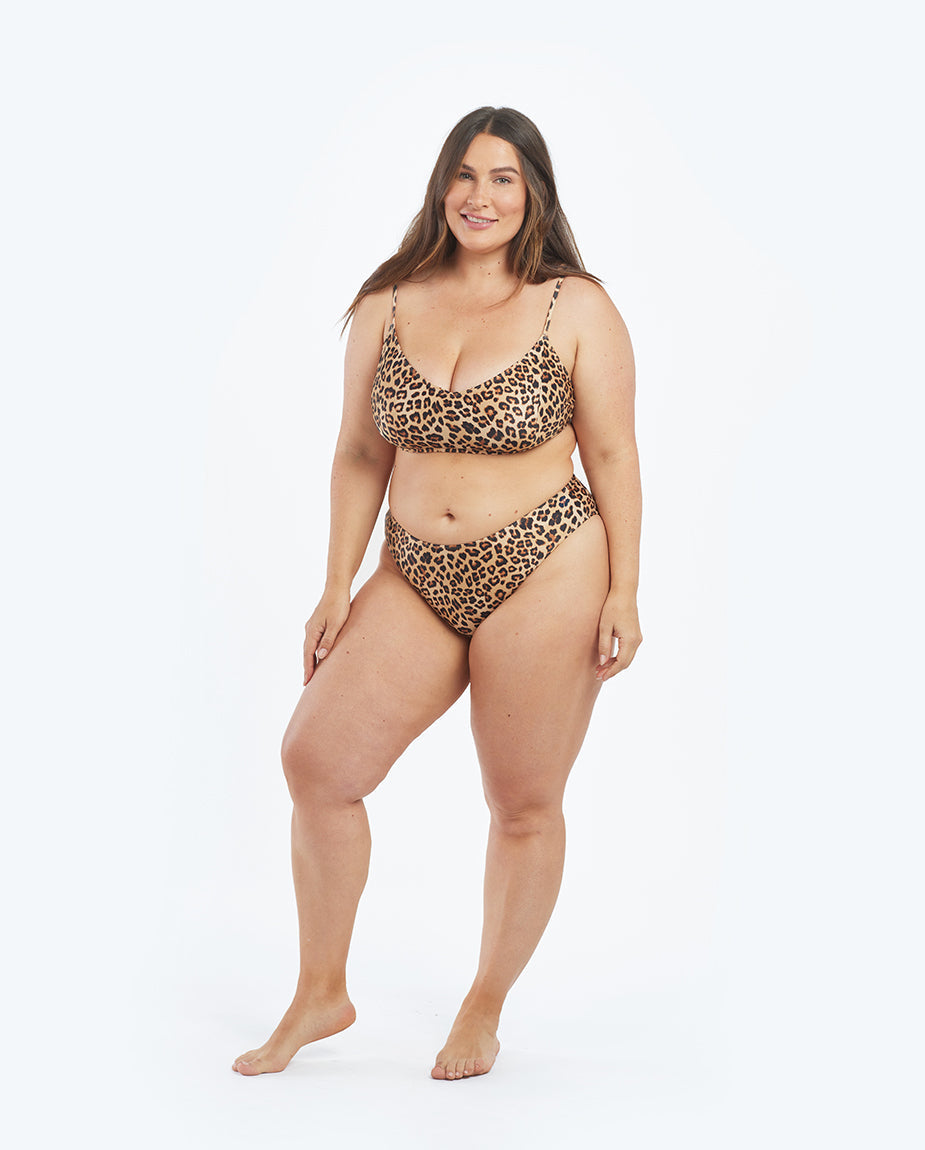 The High Leg Mid Rise Bikini Bottom - Main