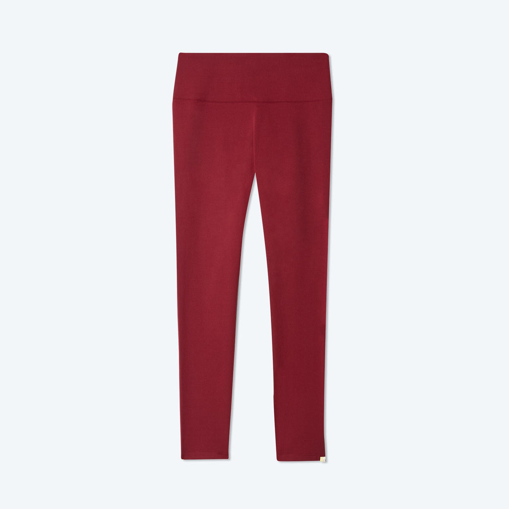 The Brushed High Rise Full Length Leggings - Pinot