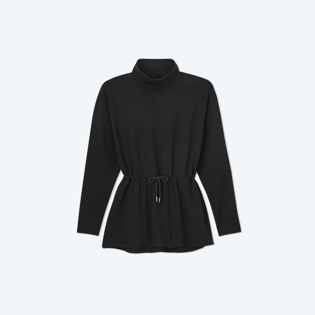 The Softest French Terry Cinched Waist Pullover - Sea Urchin