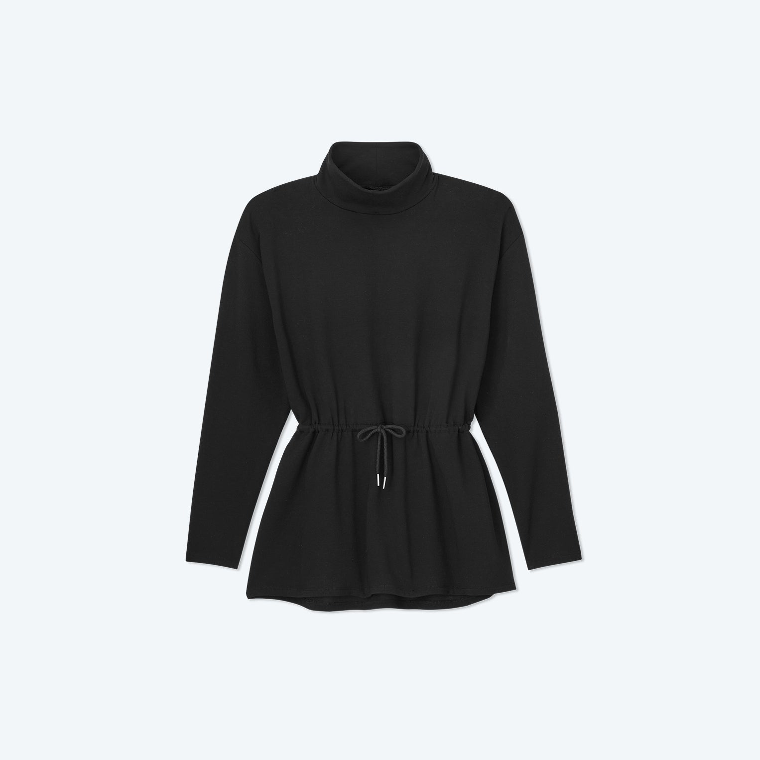 The Softest French Terry Cinched Waist Pullover - Sea Urchin