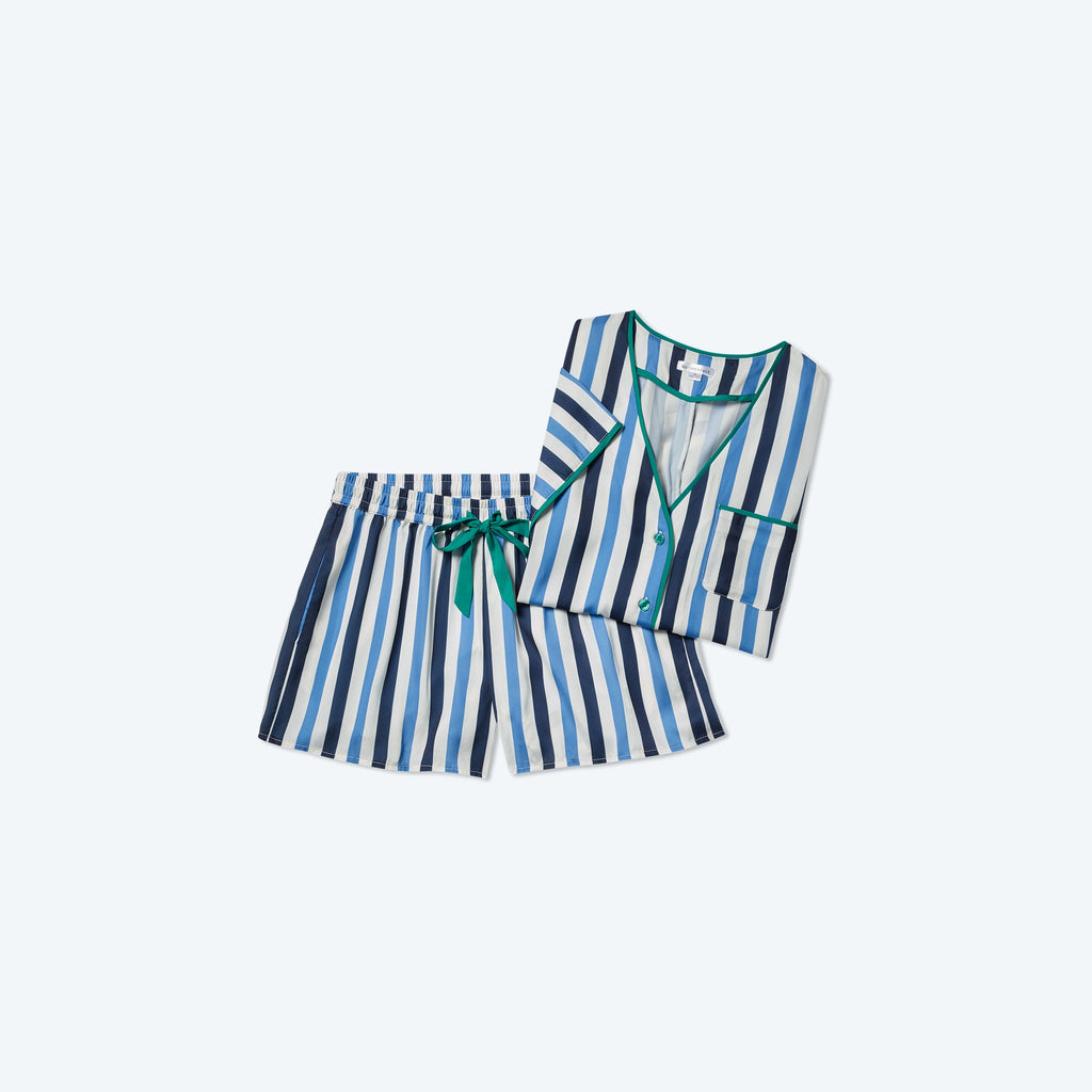 The Cloud 9 Silky PJ Shorts Set - Main