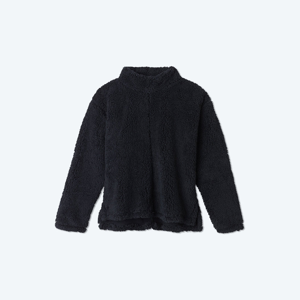 The Cozy High Pile Eco Fleece Pullover - Sea Urchin