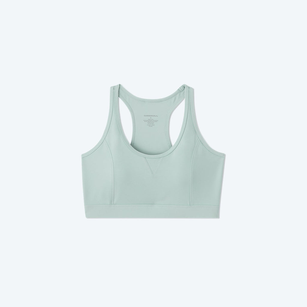 The Midi Sports Bra - Sage