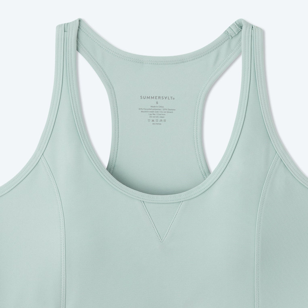 The Midi Sports Bra - Sage