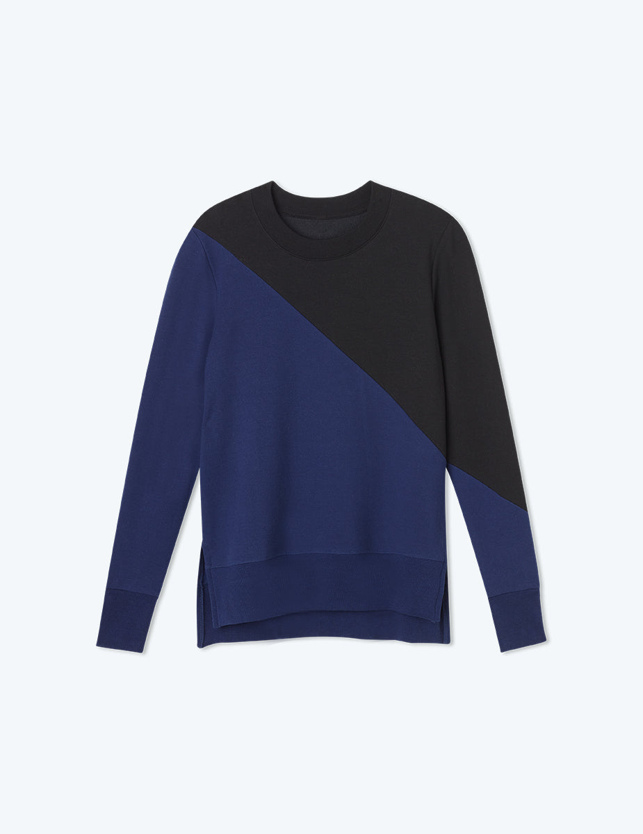 The Softest French Terry Pullover - Baltic & Sea Urchin
