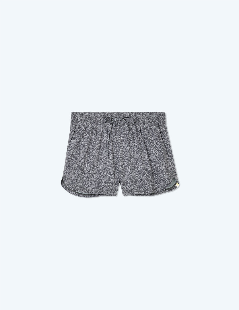The On-The-Go Shorts - Modern Snake in Ash