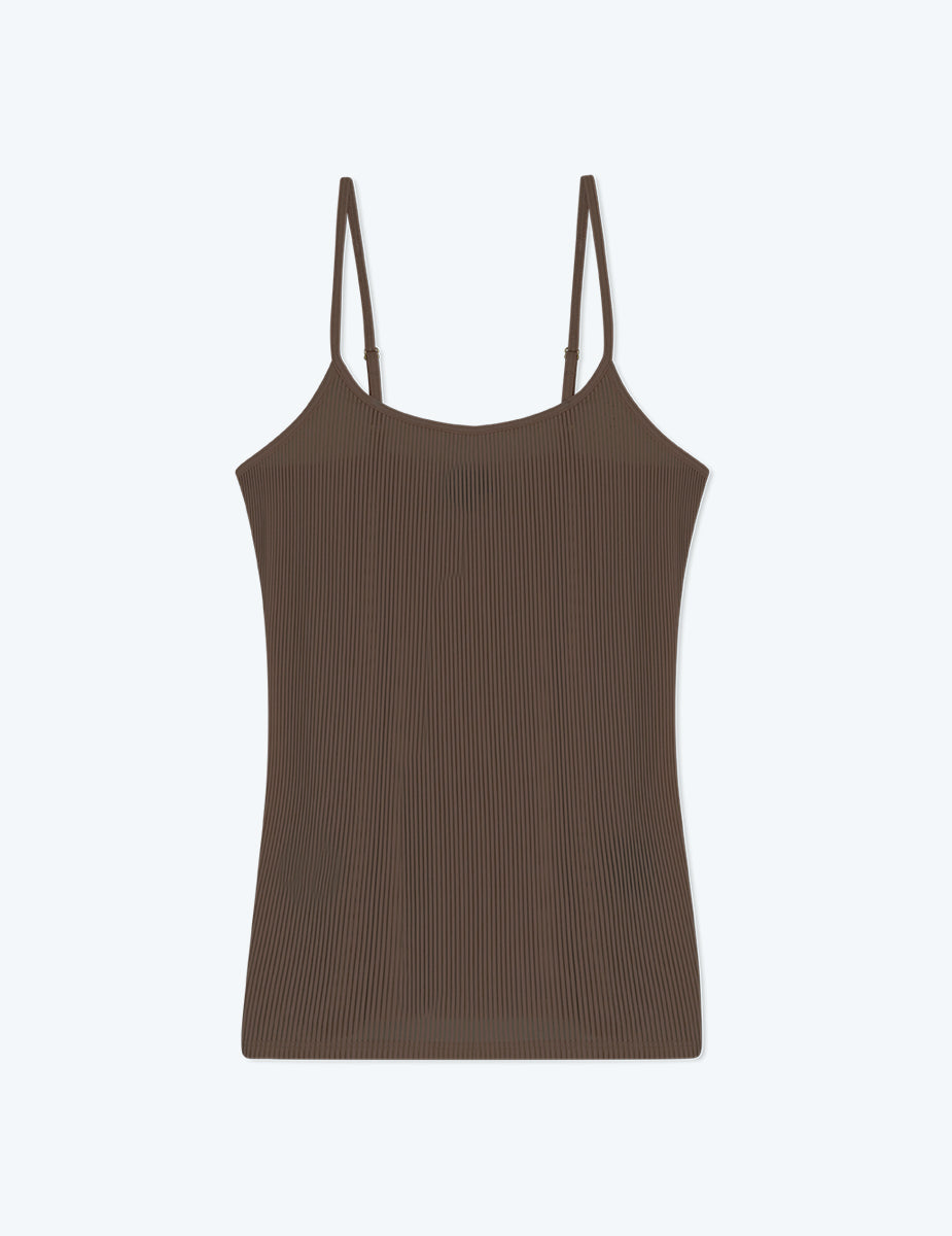 The Feel Free Adjustable Camisole - Clay