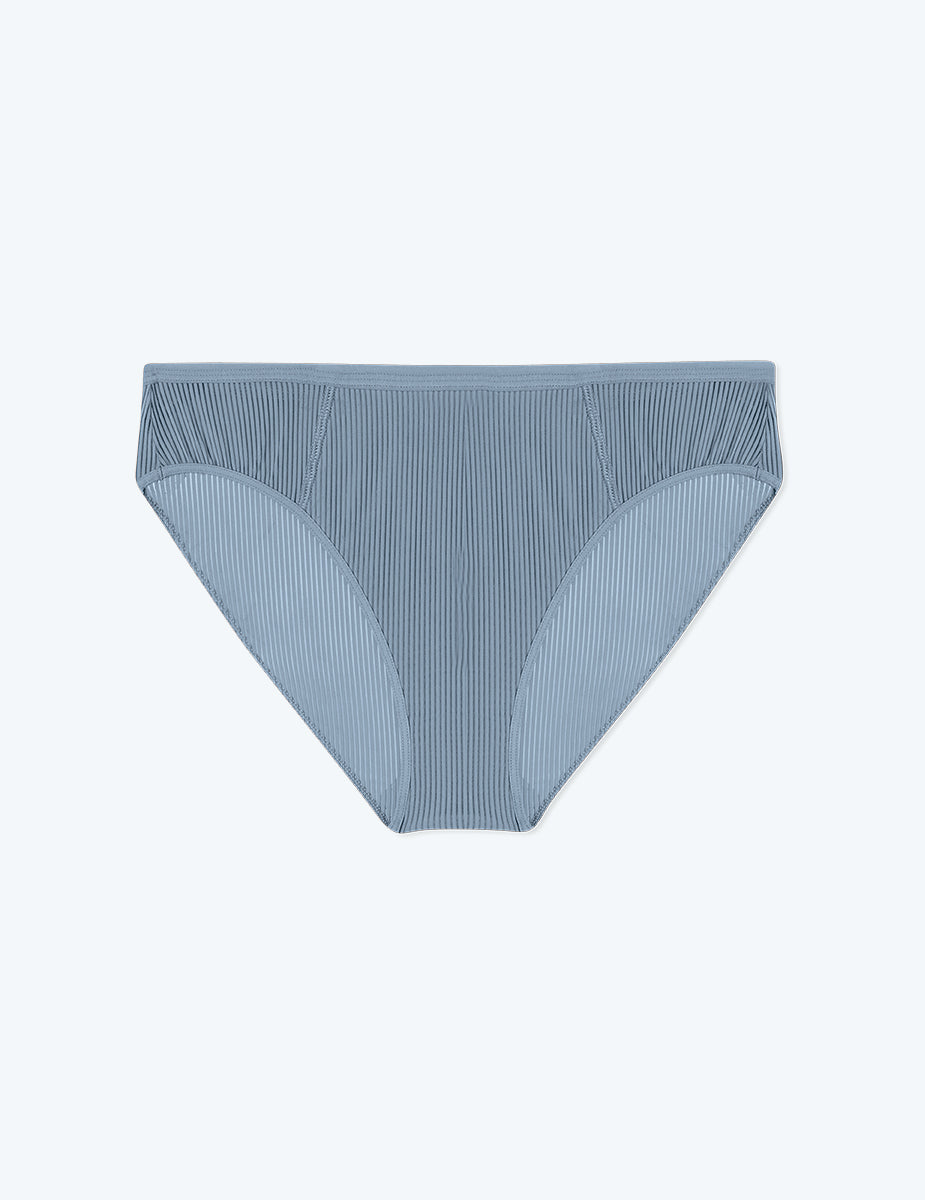 The Feel Free High Rise Brief Underwear - Harbour
