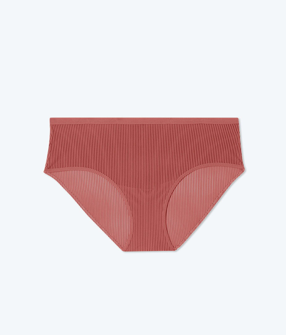 The Feel Free Brief Underwear - Faded Rose
