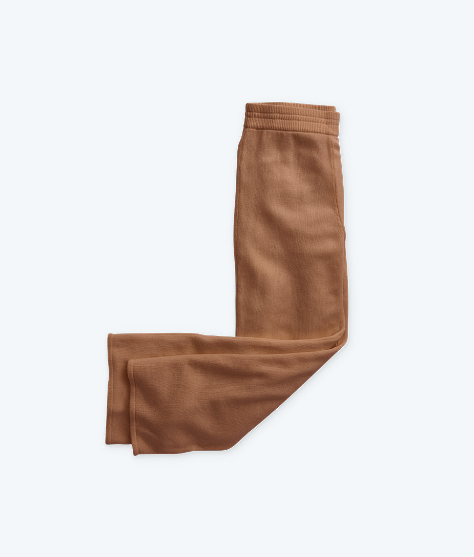 The Luxe Cashmere Blend Sweater Pant - Praline