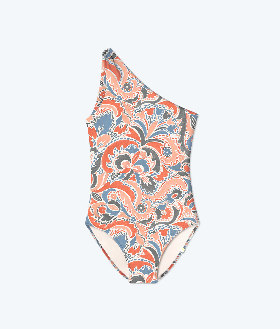 The Ruched Sidestroke - Bright Watercolor Paisley