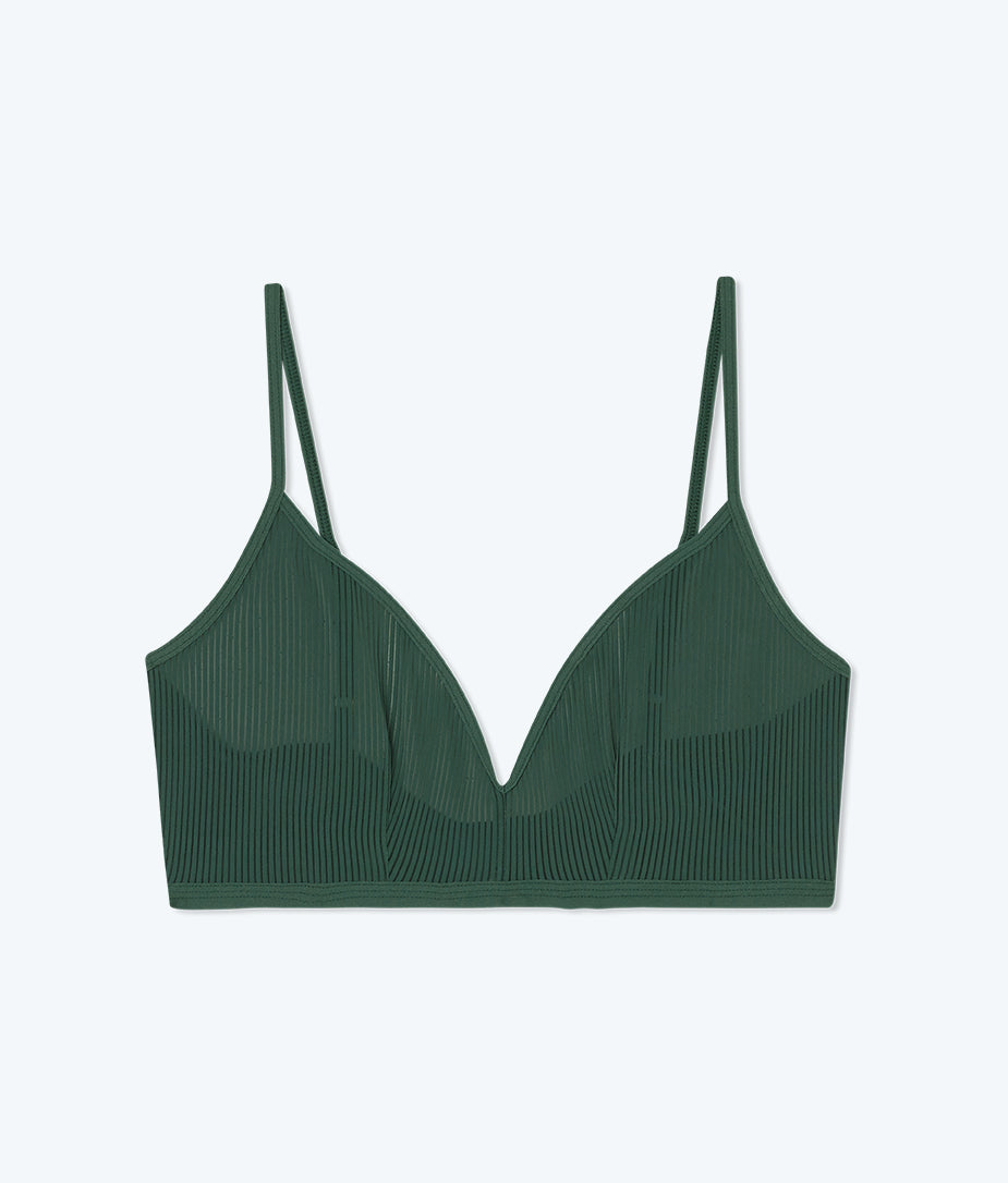 The Feel Free Adjustable Triangle Bralette - Eden