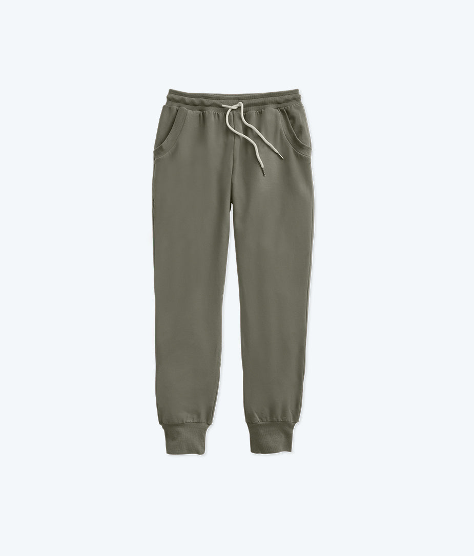 The Softest French Terry Jogger - Agave
