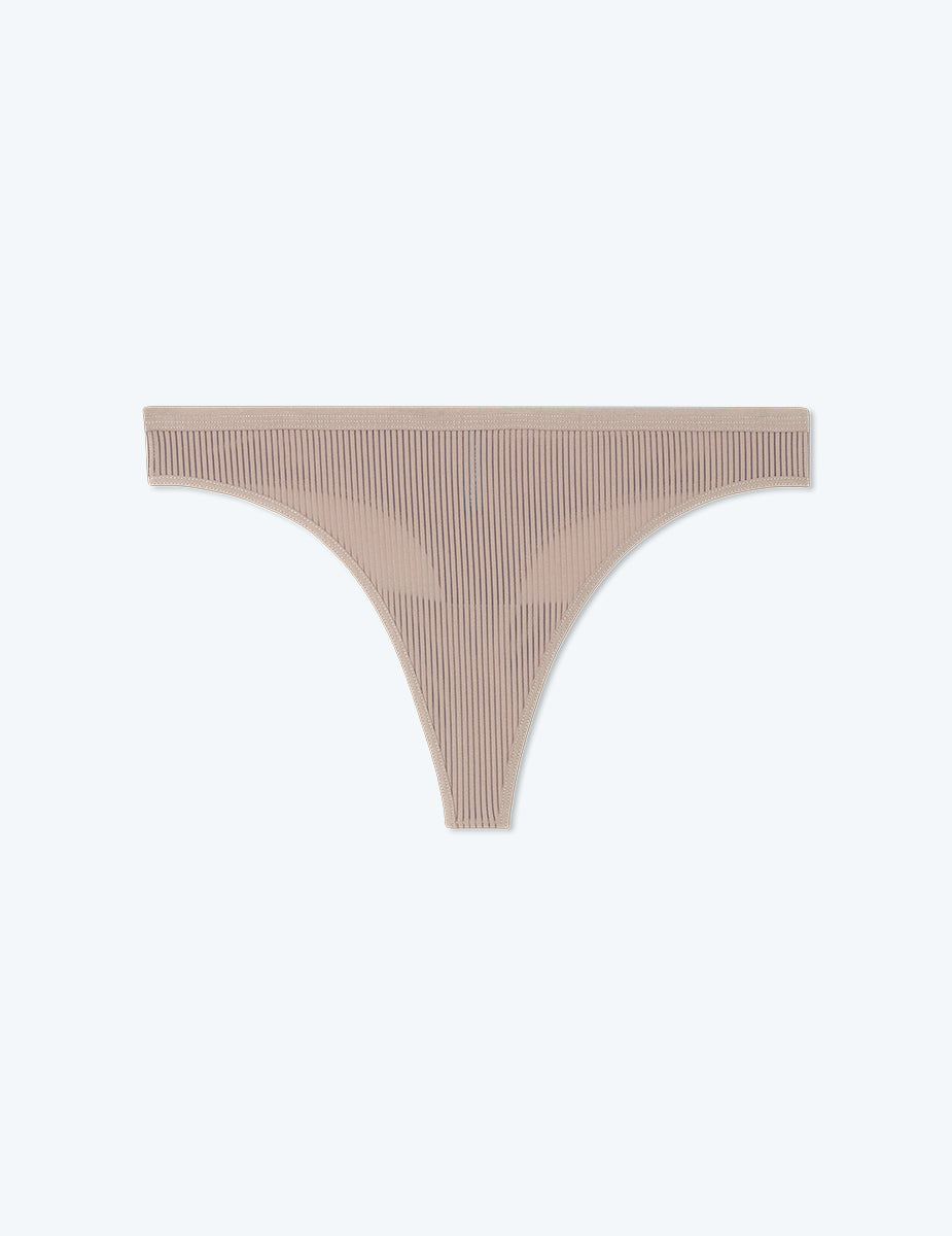 The Feel Free Thong Underwear - Sand