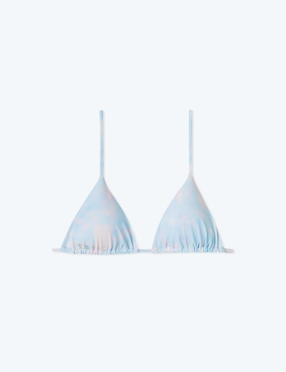 The Sara Foster String Bikini Top - Cotton Candy Sky