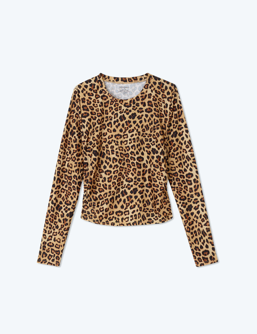 The Sunny Day Rash Guard - Leopard