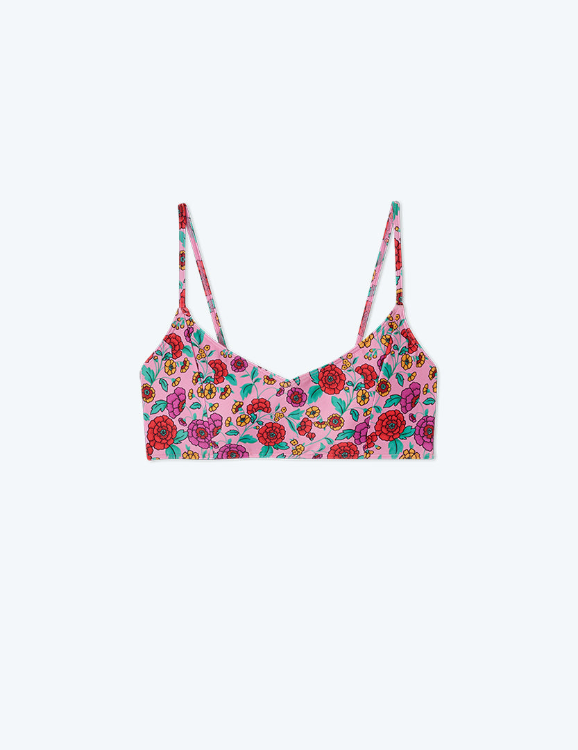 The Wanderlust Bikini Top - Morning Bloom