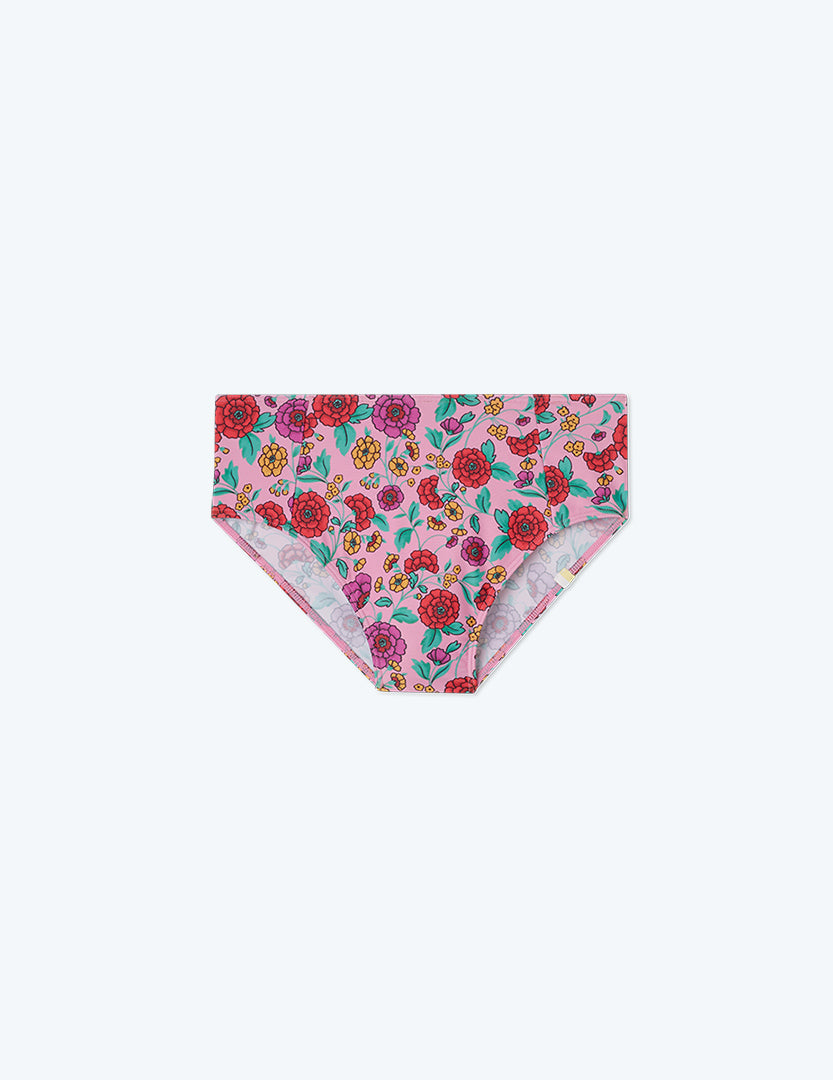 The Seamed High Leg High Rise Bottom - Morning Bloom