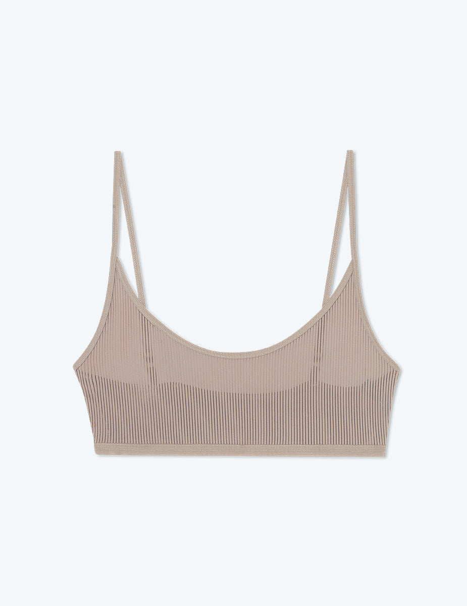 The Feel Free Adjustable Bralette - Sand